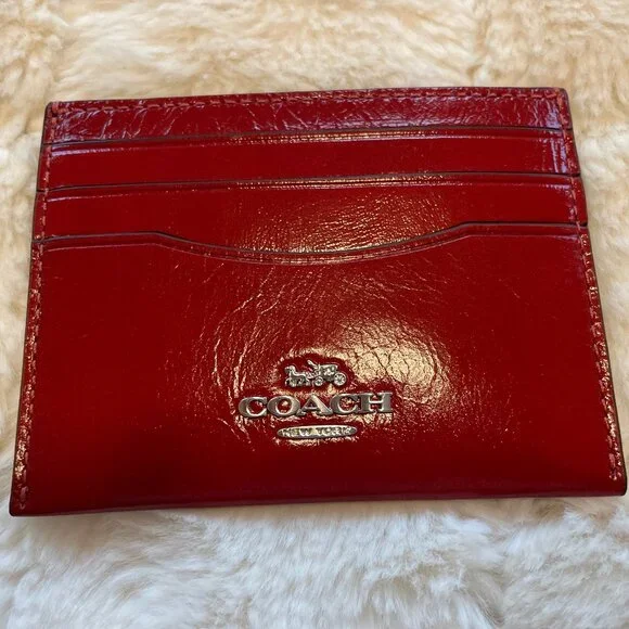 Coach Slim Card Holder with ID window ~ NWT - Picture 5 of 7